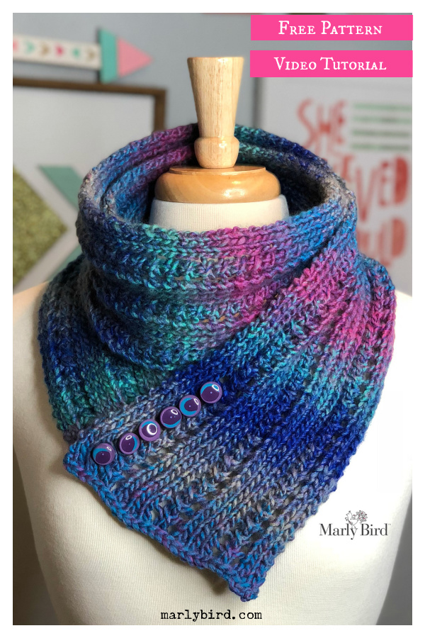 Super Simple Rib and Lace Free Knitting Pattern and Video Tutorial