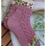 Twisted Hearts Socks Free Knitting Pattern
