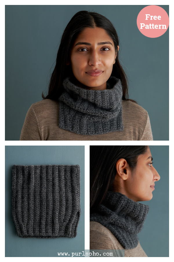 Vessel Cowl Free Knitting Pattern