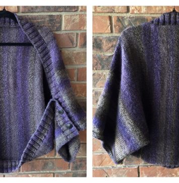 Barcelona Shrug Free Knitting Pattern