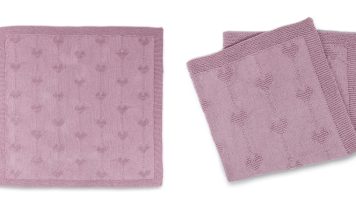 Belle Coeur Baby Blanket Free Knitting Pattern