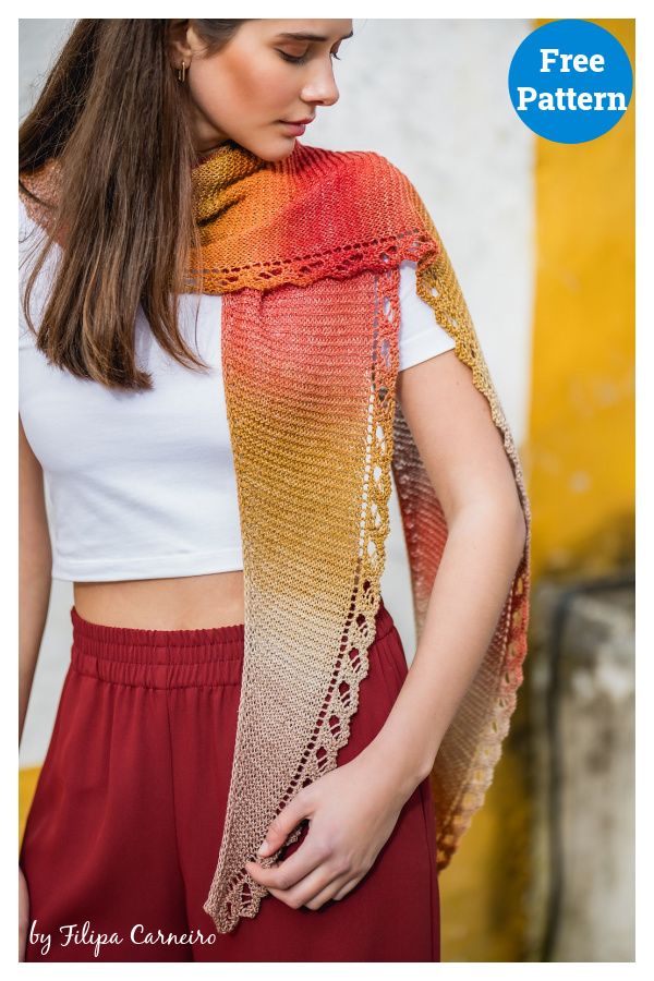 Bem Me Quer Shawl Free Knitting Pattern