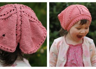 Butterfly Bandana Free Knitting Pattern