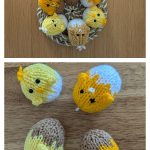 Chick Eggs Free Knitting Pattern