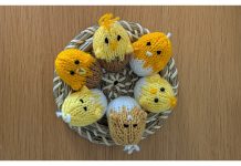 Chick Eggs Free Knitting Pattern