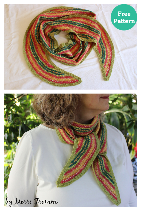 Equinox Scarf Free Knitting Pattern