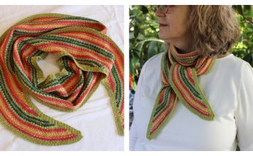 Equinox Scarf Free Knitting Pattern Equinox Scarf Free Knitting Pattern