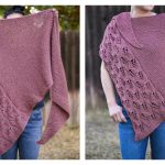 Falling Leaves Shawl Free Knitting Pattern and Video Tutorial
