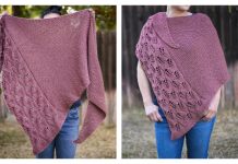 Falling Leaves Shawl Free Knitting Pattern and Video Tutorial
