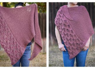 Falling Leaves Shawl Free Knitting Pattern and Video Tutorial