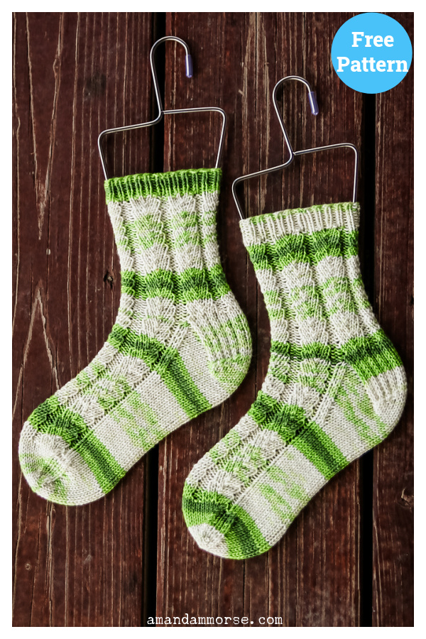 Harvest Socks Free Knitting Pattern