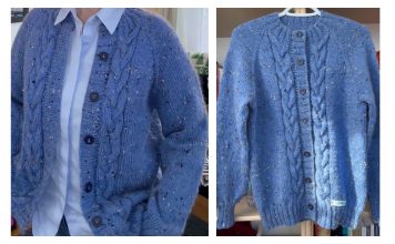 Hunglish Mood Cardigan Free Knitting Pattern