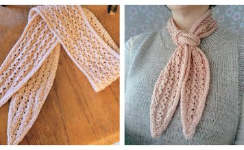 Petit Bunny Scarf Free Knitting Pattern