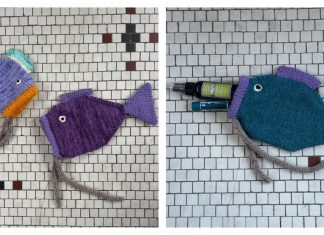 Scandi Swimmer Pouch Free Knitting Pattern