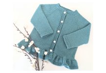 Sweet Ruffle Cardigan Knitting Pattern