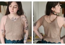 Ananke Camisole Top Free Knitting Pattern Ananke Camisole Top Free Knitting Pattern