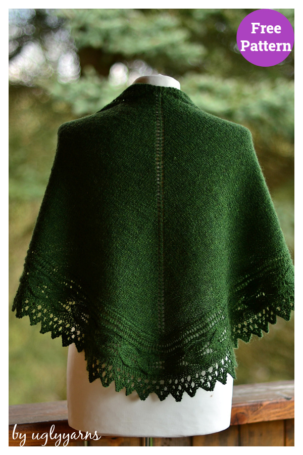 Apple Polypodium Shawl Free Knitting Pattern