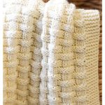 Basketweave Snuggles Blanket Free Knitting Pattern