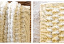Basketweave Snuggles Blanket Free Knitting Pattern Basketweave Snuggles Blanket Free Knitting Pattern