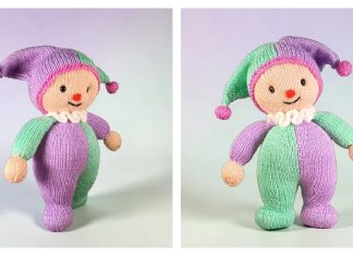 Binky Clown Free Knitting Pattern