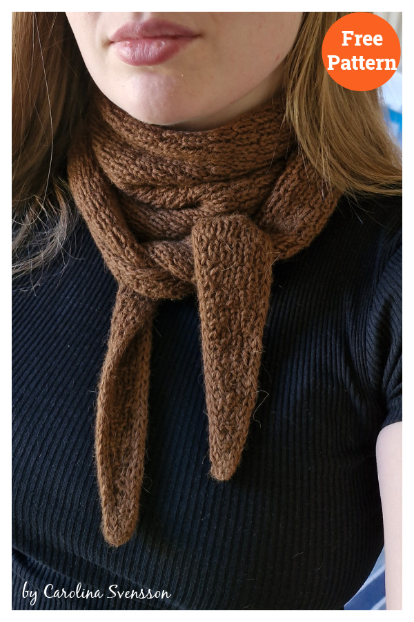 Bonnie Scarf Free Knitting Pattern