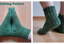 Cactus Socks Free Knitting Pattern