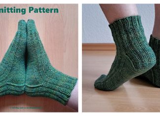 Cactus Socks Free Knitting Pattern