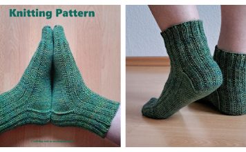 Cactus Socks Free Knitting Pattern