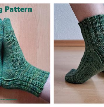 Cactus Socks Free Knitting Pattern