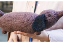 Comforting Dachshund Free Knitting Pattern