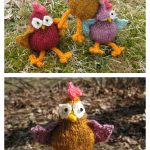 Crazy Chickens Free Knitting Pattern