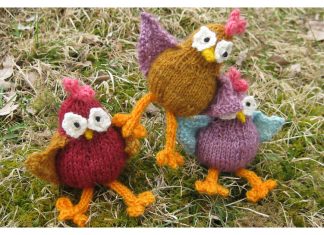 Crazy Chickens Free Knitting Pattern