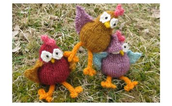 Crazy Chickens Free Knitting Pattern Crazy Chickens Free Knitting Pattern
