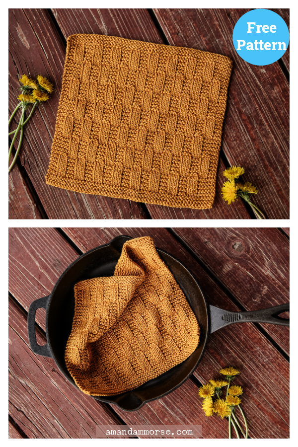 Dathan Dishcloth Free Knitting Pattern