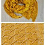 Falling Leaves Shawl Free Knitting Pattern