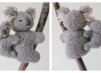 Koala Toy Free Knitting Pattern