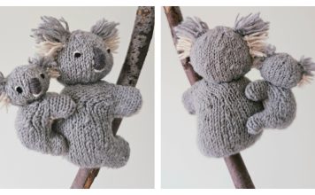 Koala Toy Free Knitting Pattern