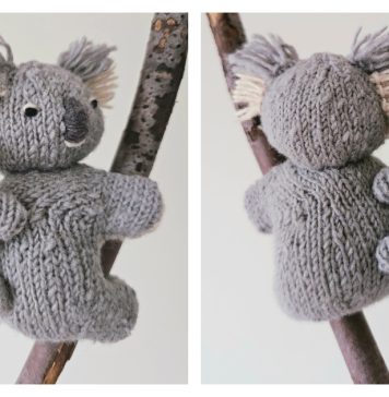 Koala Toy Free Knitting Pattern