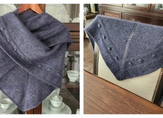 Lavender Lane Shawl Free Knitting Pattern