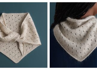 Little Dot Bandana Free Knitting Pattern