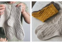 Mont Blanc Socks Free Knitting Pattern