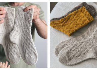 Mont Blanc Socks Free Knitting Pattern