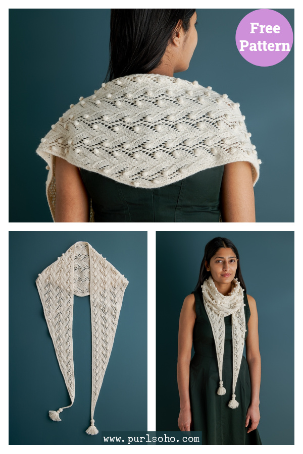 Moonvine Shawl Free Knitting Pattern