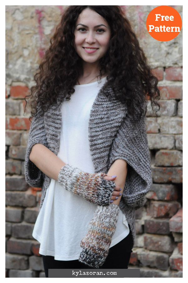 Nevada Kimono Cardigan Free Knitting Pattern