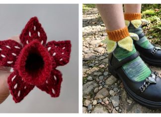 Petal Cuff Free Knitting Pattern