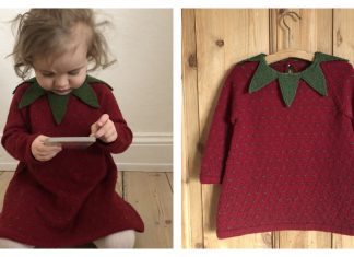 Strawberry Dress Free Knitting Pattern