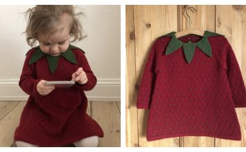 Strawberry Dress Free Knitting Pattern