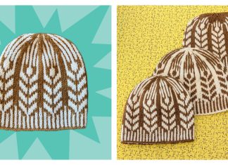 Wheat Field Hat Free Knitting Pattern