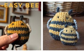 Beasy Bee Free Knitting Pattern
