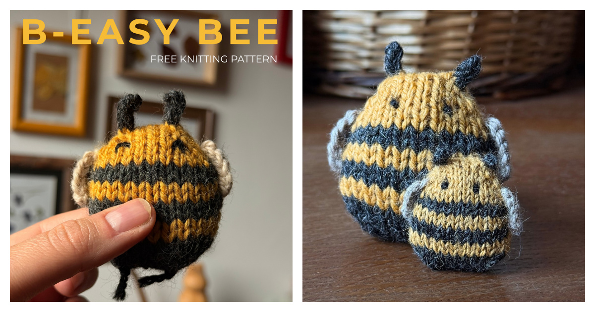 Beasy Bee Free Knitting Pattern